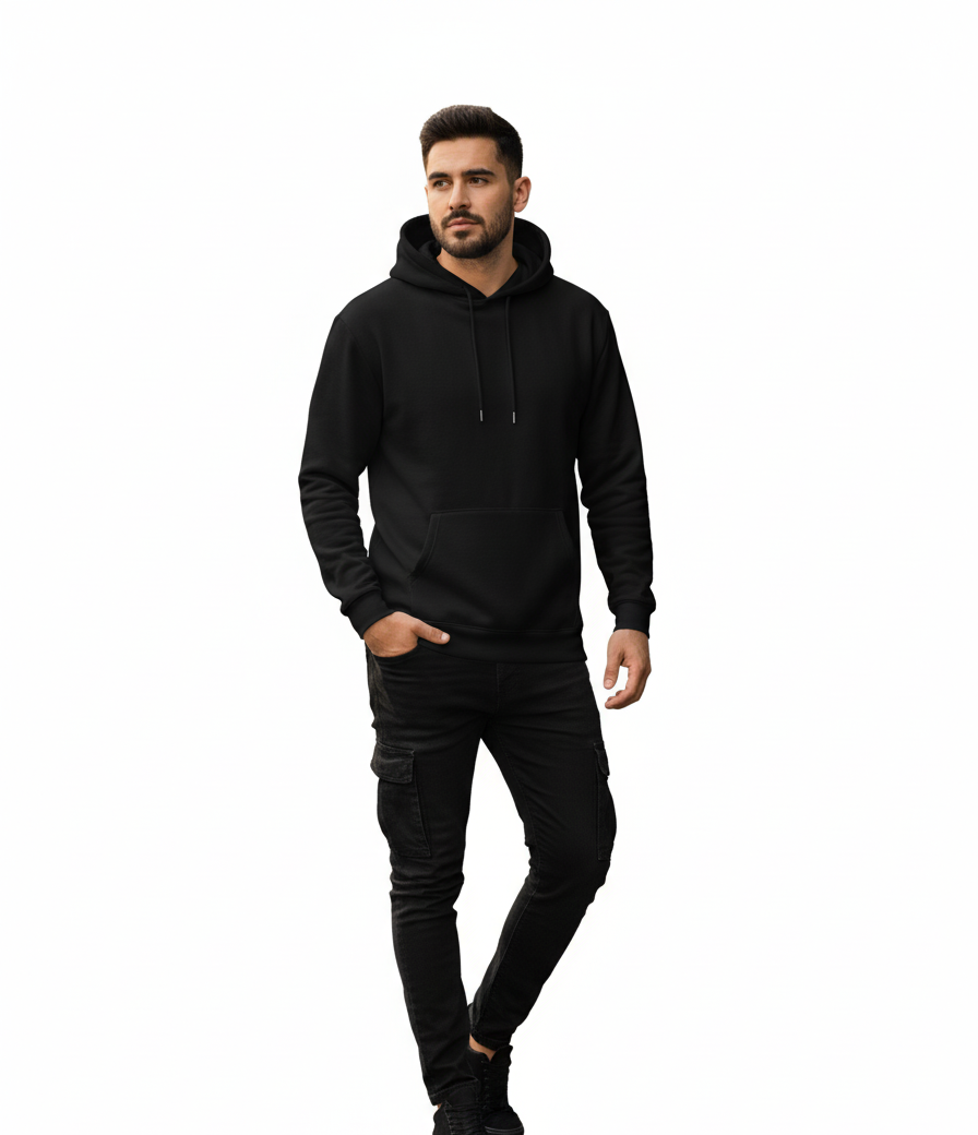 BLACK - Unisex Hoodie